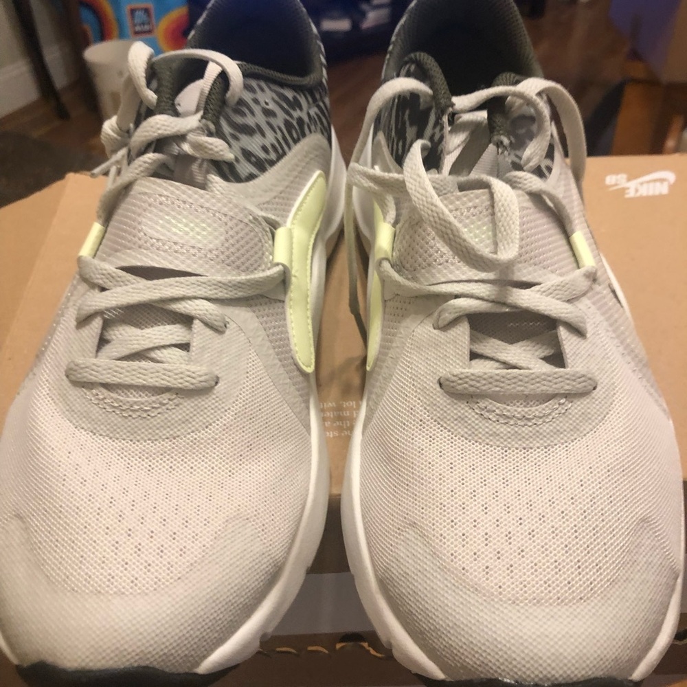Nike Women's Gray and Yellow Athletic Shoes- in season TR 13 PRM